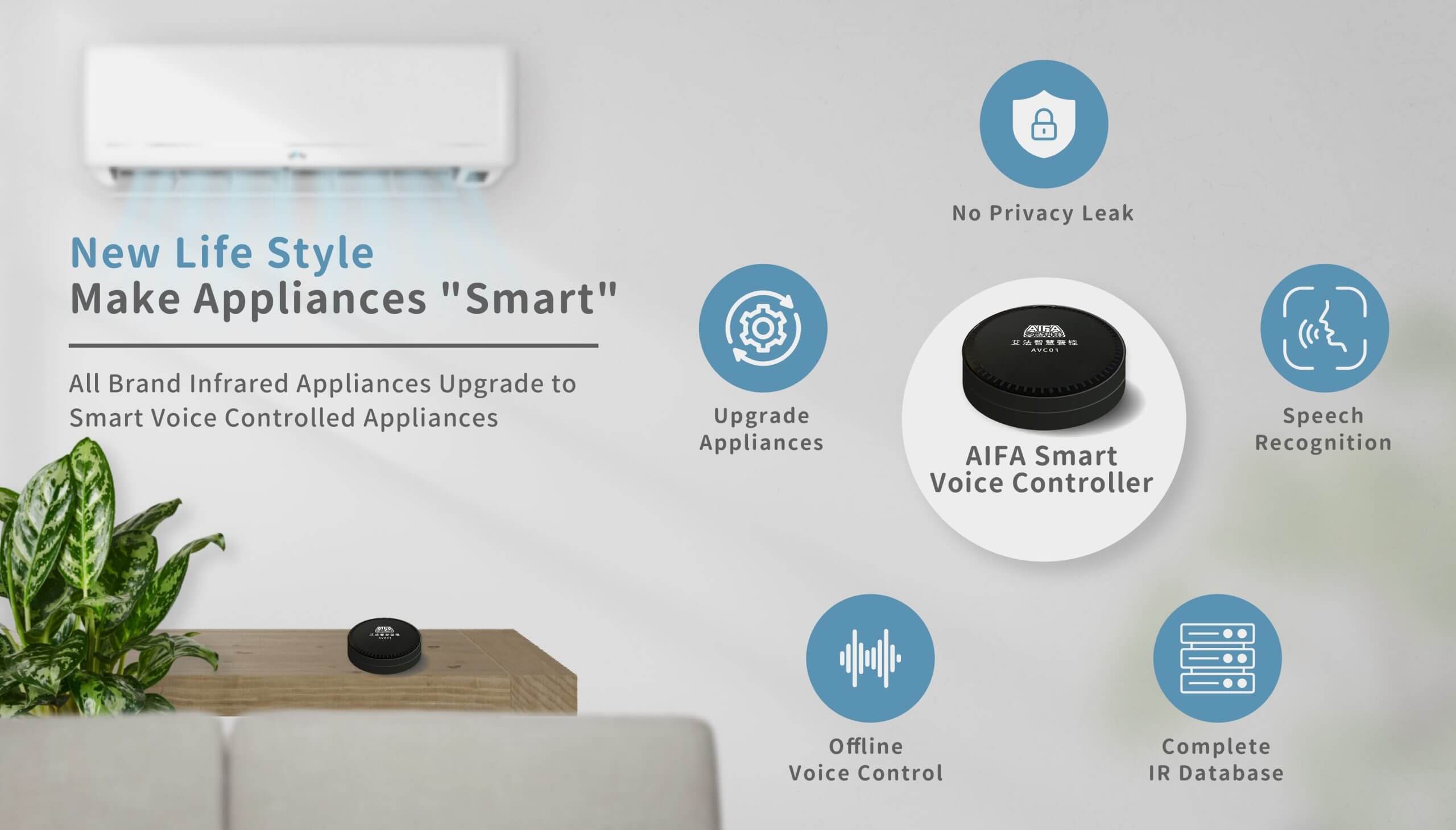 AVC01-Smart-Home-Voice-Remote-Contro-aifa-smart remote-home automation-voice control